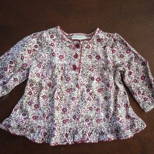 Magenta Burgundy Floral Dress